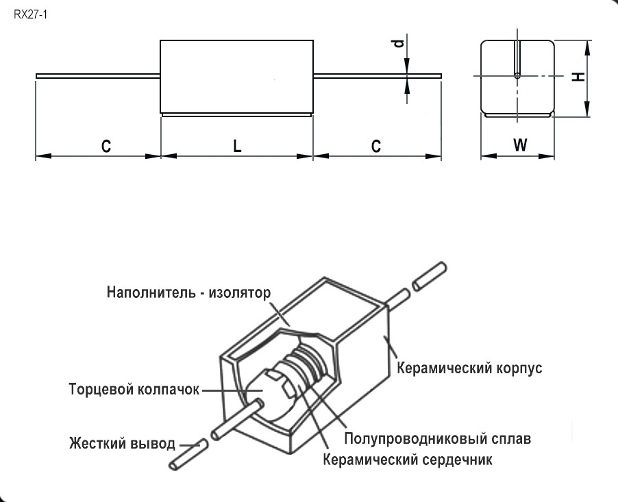 Резистор rx27 5 12w51rj