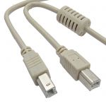 Компьютерный шнур USB-B M USB-B M 3m F