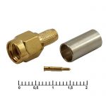 Разъем SMA-C58P gold