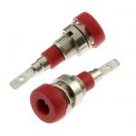 Клемма Z007 2mm panel jack RED