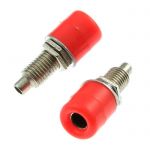 Клемма Z011 4mm panel jack RED