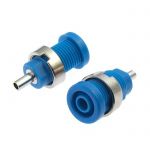 Клемма Z014 4mm panel jack BLUE