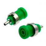 Клемма Z014 4mm panel jack GREEN