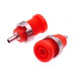 Клемма Z014 4mm panel jack RED