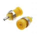 Клемма Z014 4mm panel jack YELLOW