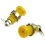 Клемма Z016 4mm panel jack YELLOW