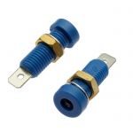 Клемма Z032 4mm Socket BLUE