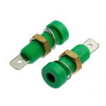 Клемма Z032 4mm Socket GREEN