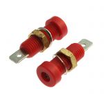 Клемма Z032 4mm Socket RED