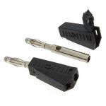 Клемма Z040 4mm Stackable Plug BLACK