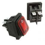 Переключатель SB091-12V IP65 on-off 22x30mm