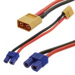 Разъем XT60 M TO EC3 F adapter 14AWG 10CM