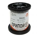 Припой ПОС 61 Т. d=1.0мм 500гр. катушка