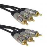 Аудио/Видео шнур 3 RCA - 3 RCA GM 1.5m