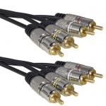 Аудио/Видео шнур 4 RCA - 4 RCA GM 1.5m