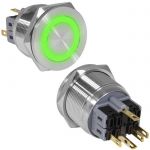 Кнопка антивандальная GQ25PF-11ZE/G/N on-off+off-on