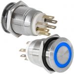 Кнопка антивандальная LAS1GQ-11E/B/N on-(off)+off-(on)