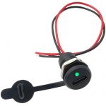 Разъем USB TYPE-C-2pin-LED